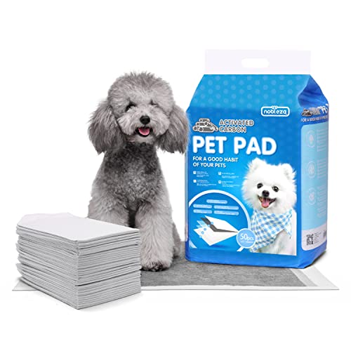 Nobleza 50x Kohlenstoff Trainingsunterlagen für Hunde, Haustier Super Saugfähige Welpenunterlage, Welpen Hygieneunterlagen Toilettenmatte, 50er Pack 60x60cm Nobleza 50x Kohlenstoff Trainingsunterlagen für Hunde, Haustier Super Saugfähige Welpenunterlage, Welpen Hygieneunterlagen Toilettenmatte, 50er Pack 60x60cm von Nobleza