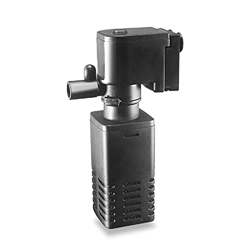 Nobleza Aquarium Innenfilter, Aquariumfilter mit einstellbarem Durchfluss und Wasserpumpe für 20-80L Aquarium, Leise, 4W/400L/H Nobleza Aquarium Innenfilter, Aquariumfilter mit einstellbarem Durchfluss und Wasserpumpe für 20-80L Aquarium, Leise, 4W/400L/H von Nobleza