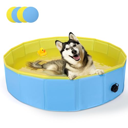 Nobleza Dog Swimming Pool 160 * 30CM Yellow/Blue von Nobleza