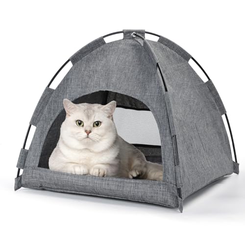 Nobleza Faltbares Katzenhaus, 2-in-1 Katzen und Hundebett, Abwaschbar mit Kissen, für Kleine bis Katzen und Hunde, Geeignet für Innen und Außenbereich Nobleza Faltbares Katzenhaus, 2-in-1 Katzen und Hundebett, Abwaschbar mit Kissen, für Kleine bis Katzen und Hunde, Geeignet für Innen und Außenbereich von Nobleza
