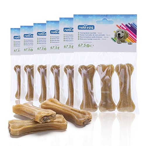 Nobleza - Hunde Kauknochen 7.6CM x 18 Stück, 100% Natürliche Rinderhautknochen und Hundeknochen für Kleine Hunde, Dog Bones Proteinreiche Nobleza - Hunde Kauknochen 7.6CM x 18 Stück, 100% Natürliche Rinderhautknochen und Hundeknochen für Kleine Hunde, Dog Bones Proteinreiche von Nobleza