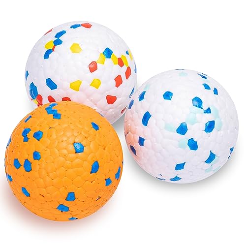 Nobleza Hundeball Unzerstörbar, 3 Stück Hundespielzeug Ball, Dauerhaftes Hundespielzeug Tennisbälle für Aggressive Kauer, Hunde Ball für Große, Mittelgroße, Kleine Hunde und Welpen, Ø 6,3cm Nobleza Hundeball Unzerstörbar, 3 Stück Hundespielzeug Ball, Dauerhaftes Hundespielzeug Tennisbälle für Aggressive Kauer, Hunde Ball für Große, Mittelgroße, Kleine Hunde und Welpen, Ø 6,3cm von Nobleza