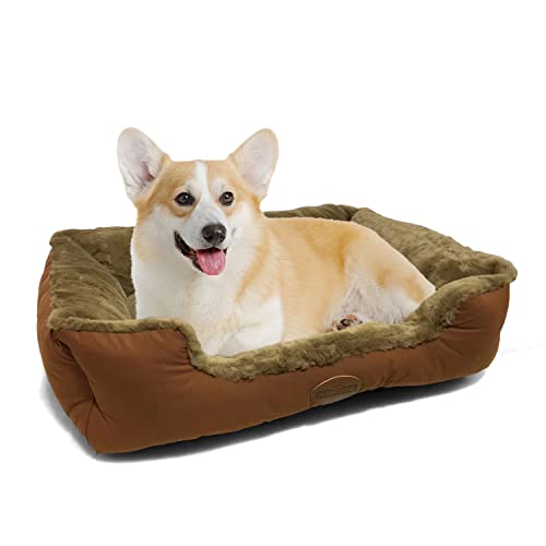 Nobleza Hundebett, Grosse Hunde körbchen, Hundesofa, Hundekissen, Hundekorb Bezug Waschbar, M 75 * 50cm von Nobleza