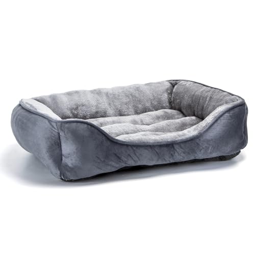 Nobleza Hundebett für Hunde 67x57cm, Rutschfestes Hundekorb, Superweicher Faserfüllung, Haustierbett Waschbar für Kleine und Mittelgroße Hunde und Katzen von Nobleza