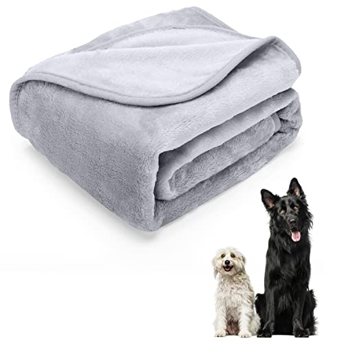 Nobleza Hundedecke Waschbare Weiche Hunde Fleecedecke Deck für Haustier Weiche Warme Decke, Grau 120x100cm Nobleza Hundedecke Waschbare Weiche Hunde Fleecedecke Deck für Haustier Weiche Warme Decke, Grau 120x100cm von Nobleza