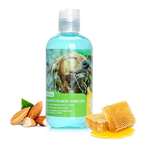 Nobleza Welpen-Shampoo Mild Nach Mandeln und Honig Duftend,Hundeshampoo Gegen Juckreiz für Kurzhaarige Hunde speziell für Französische Bulldogge und Mops 250 ml Nobleza Welpen-Shampoo Mild Nach Mandeln und Honig Duftend,Hundeshampoo Gegen Juckreiz für Kurzhaarige Hunde speziell für Französische Bulldogge und Mops 250 ml von Nobleza