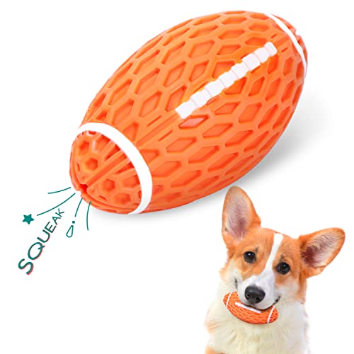 Nobleza Hundeball, Hundespielzeug Ball aus Naturkautschuk mit Zahnpflege-Funktion, Interaktives Kauspielzeug, Robuster Hunde Ball 10.3cm * 5.6cm von Nobleza