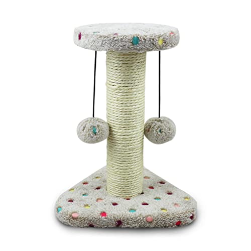 Nobleza - Katzenkratzbaum Kratzbaum mit Sisal für Kleine Katze Kletterturm für Kätzchen Kratzsäule Kletterbaum Spielturm mit Hängespielzeug für Katzen, Braun, 22 * 20 * 28 cm Nobleza - Katzenkratzbaum Kratzbaum mit Sisal für Kleine Katze Kletterturm für Kätzchen Kratzsäule Kletterbaum Spielturm mit Hängespielzeug für Katzen, Braun, 22 * 20 * 28 cm von Nobleza
