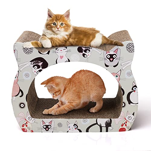 Nobleza - Katzenkratzbrett mit Katzenminze Kratzbrett für Katzen Kätzchen Kratzspielzeug Lounge Kartonkratzer, 39 * 29 * 22 cm Nobleza - Katzenkratzbrett mit Katzenminze Kratzbrett für Katzen Kätzchen Kratzspielzeug Lounge Kartonkratzer, 39 * 29 * 22 cm von Nobleza