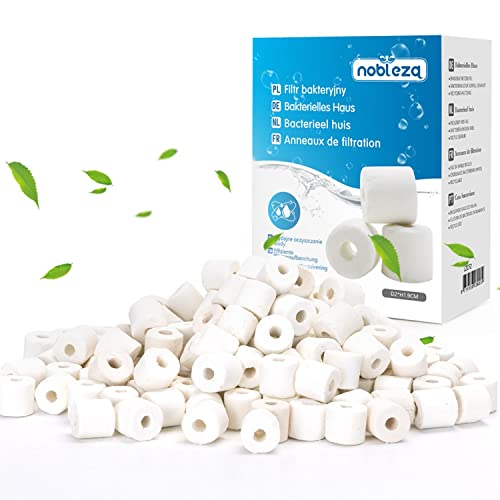 Nobleza - Keramik Filterringe, Biologischer Filter für Aquarien, 1000g im Beutel Nobleza - Keramik Filterringe, Biologischer Filter für Aquarien, 1000g im Beutel von Nobleza