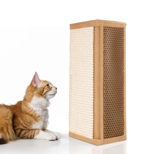 Nobleza Kratzmatte Katze, Kratzteppich Sisal, Wand Katzenkratzbrett für Katze, Katzenkratzmatte für Sofa Möbel Tür Kratzschutz, und Katzen Bürste Massageecke für Katzen, 41 * 23cm Nobleza Kratzmatte Katze, Kratzteppich Sisal, Wand Katzenkratzbrett für Katze, Katzenkratzmatte für Sofa Möbel Tür Kratzschutz, und Katzen Bürste Massageecke für Katzen, 41 * 23cm von Nobleza