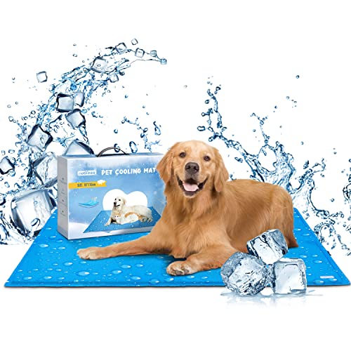 Nobleza Kühlmatte für Hunde, Haustier Kühlmatte Ungiftiges Gel, Selbstkühlende Matte Kühl Hundedecke, Kaltgelpad für Katzen und Hunde, Matte für Hundehütten Betten, XL 70 * 110cm Nobleza Kühlmatte für Hunde, Haustier Kühlmatte Ungiftiges Gel, Selbstkühlende Matte Kühl Hundedecke, Kaltgelpad für Katzen und Hunde, Matte für Hundehütten Betten, XL 70 * 110cm von Nobleza