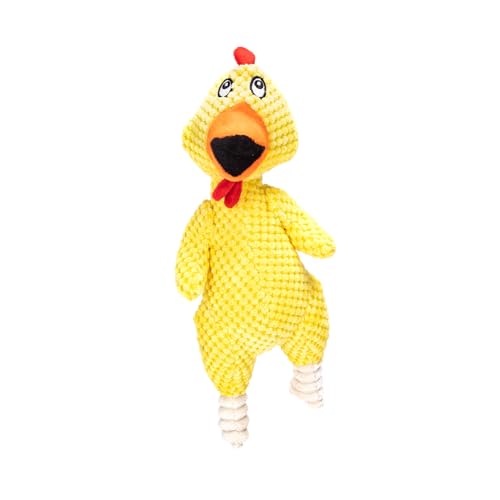 Nobleza - Lustiges Hundespielzeug Screaming Chicken - Quietschtier, Farbe:Gelb, Größe:OneSize Nobleza - Lustiges Hundespielzeug Screaming Chicken - Quietschtier, Farbe:Gelb, Größe:OneSize von Nobleza