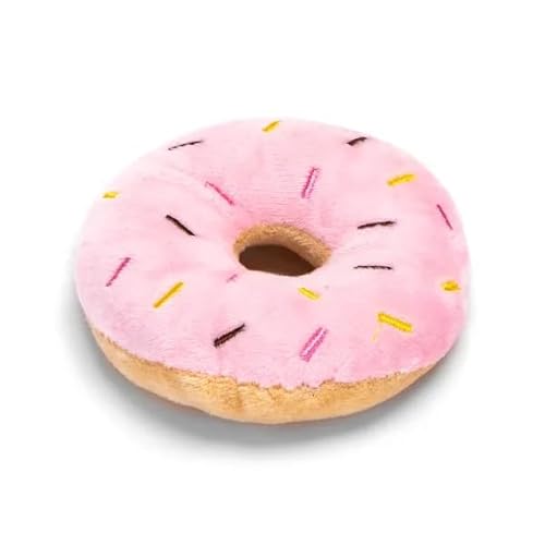Nobleza - Plüsch-Hundespielzeug Donut - Kuscheliges Spielzeug für Hunde, Farbe:Pink, Größe:OneSize Nobleza - Plüsch-Hundespielzeug Donut - Kuscheliges Spielzeug für Hunde, Farbe:Pink, Größe:OneSize von Nobleza