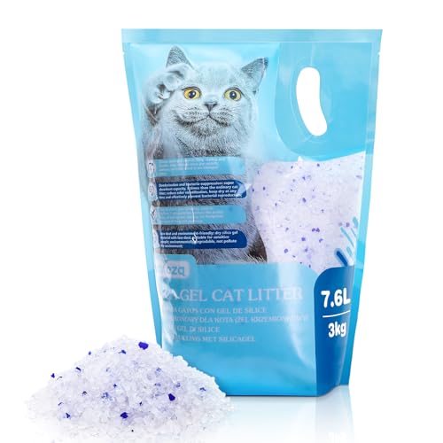 Nobleza - Silikat Kristalle Katzenstreu 7.6L/3KG - Höchste Qualität, staubfrei und klumpenfrei, mit überragender Geruchskontrolle und effektiver Flüssigkeitsaufnahme Nobleza - Silikat Kristalle Katzenstreu 7.6L/3KG - Höchste Qualität, staubfrei und klumpenfrei, mit überragender Geruchskontrolle und effektiver Flüssigkeitsaufnahme von Nobleza