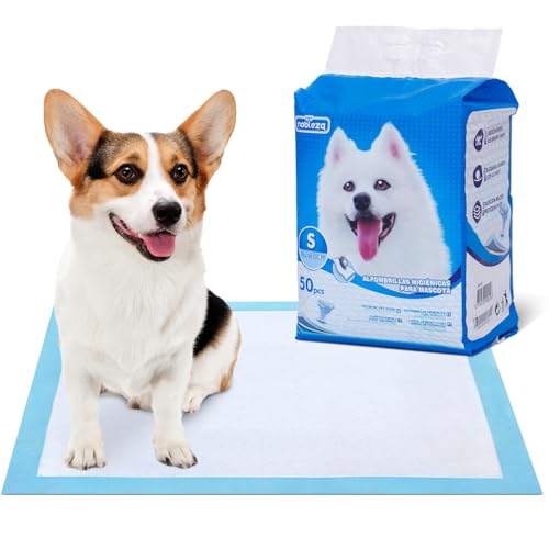 Nobleza Trainingspads für Hunde Ultra saugfähige Hunde Trainingsunterlagen Welpenunterlage Welpen Toilettenmatte, 40 * 60cm, Packung mit 50 Stück Nobleza Trainingspads für Hunde Ultra saugfähige Hunde Trainingsunterlagen Welpenunterlage Welpen Toilettenmatte, 40 * 60cm, Packung mit 50 Stück von Nobleza