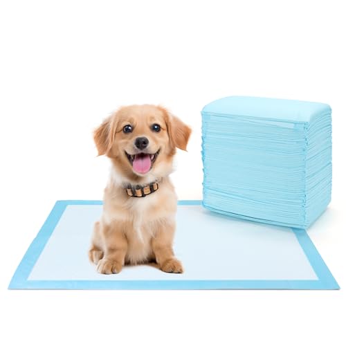 Nobleza Trainingspads für Hunde und Welpen, PIPI Matten für Hunde, 100 Stück Saugfähige Wickelunterlage Einweg und Inkontinenzunterlage Einweg mit 5-Lagiges Design 40x60 cm von Nobleza