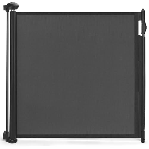 Nobleza - Treppenschutzgitter Türschutzgitter Ausziehbar 0-180CM, Ausziehbares Baby Schutzgitter, für Kinder,Katzen und Hunde,Geeignet für Innen Außenbereich, Schwarz Nobleza - Treppenschutzgitter Türschutzgitter Ausziehbar 0-180CM, Ausziehbares Baby Schutzgitter, für Kinder,Katzen und Hunde,Geeignet für Innen Außenbereich, Schwarz von Nobleza