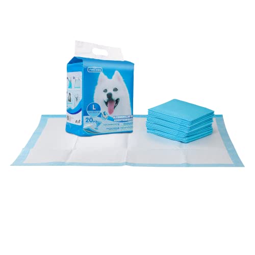 Nobleza - Ultra saugfähige Hunde Trainingsunterlagen Welpenunterlage Welpen Toilettenmatte, 90 * 60cm, Packung mit 20 Stück Nobleza - Ultra saugfähige Hunde Trainingsunterlagen Welpenunterlage Welpen Toilettenmatte, 90 * 60cm, Packung mit 20 Stück von Nobleza