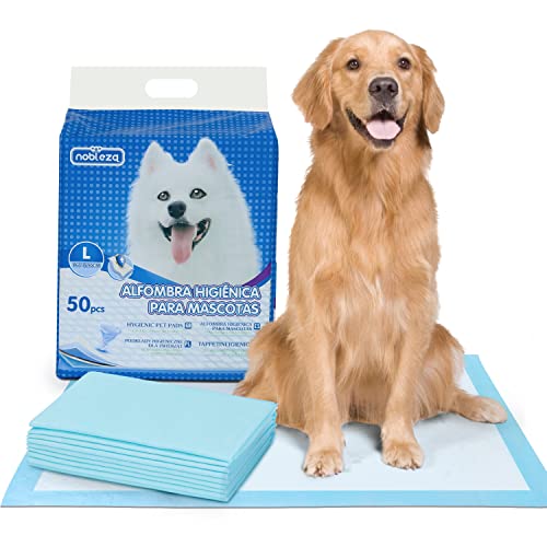 Nobleza - Ultra saugfähige Hunde Trainingsunterlagen Welpenunterlage Welpen Toilettenmatte, 90 * 60cm, Packung mit 40 Stück von Nobleza