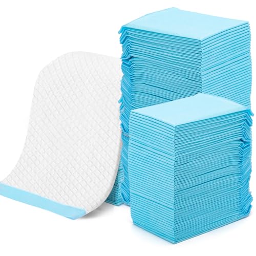 Nobleza Wickelunterlage Einweg Baby Wickelauflage 100 Stück Inkontinenzunterlagen Unterwegs 40x60cm Weich im Griff, Saugstark und Auslaufsicher für Wickeltische und Babybetten von Nobleza