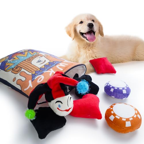 Nocciola 8 kleine Hundespielzeuge für kleine Hunde, Welpen, Hundespielzeug, um sie zu beschäftigen, strapazierfähiges Plüsch-Hundespielzeug für kleine und mittelgroße Hunde von Nocciola