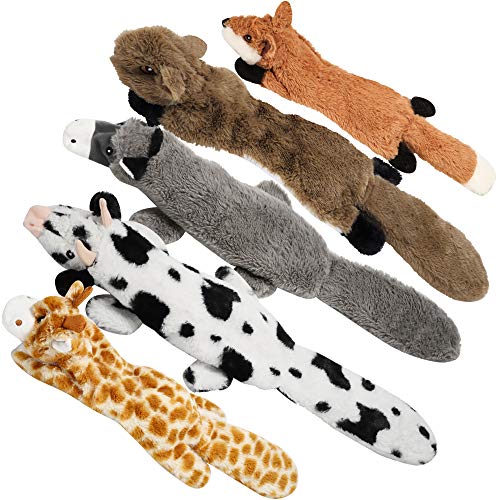 Nocciola Crinkle Hundespielzeug Quietschspielzeug mit doppelschichtigem verstärktem Stoff, langlebiges Hundespielzeug, Keine Füllung Plüsch-Hundespielzeug Set für kleine bis große Hunde Nocciola Crinkle Hundespielzeug Quietschspielzeug mit doppelschichtigem verstärktem Stoff, langlebiges Hundespielzeug, Keine Füllung Plüsch-Hundespielzeug Set für kleine bis große Hunde von Nocciola
