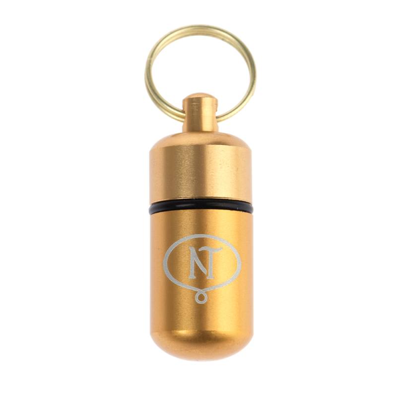 Nomad Tales Adressanhänger Calma - matt-gold Nomad Tales Adressanhänger Calma - matt-gold von Nomad Tales