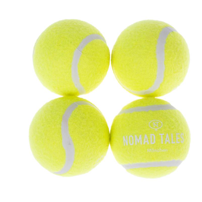 Nomad Tales Bloom Automatischer Tennisball-Werfer - Passende Maxi-Ersatz-Tennisbälle, 4er Set, Ø 6,3 cm von Nomad Tales