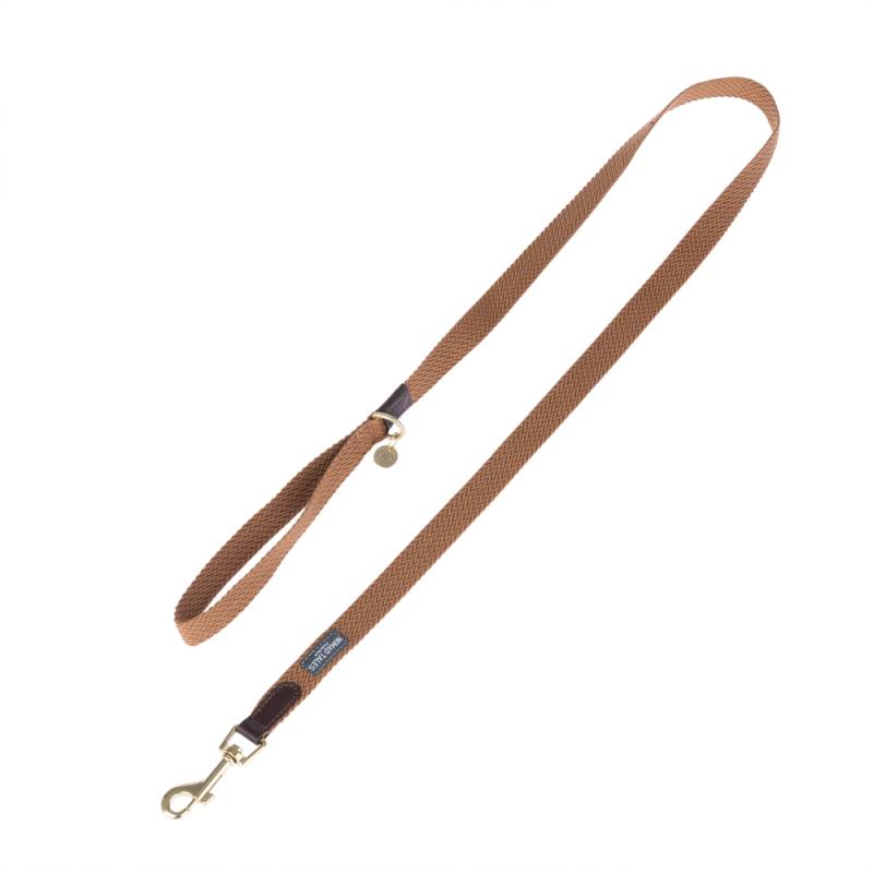 Nomad Tales Bloom Halsband, caramel - Passende Leine: 120 cm lang, 20 mm breit von Nomad Tales