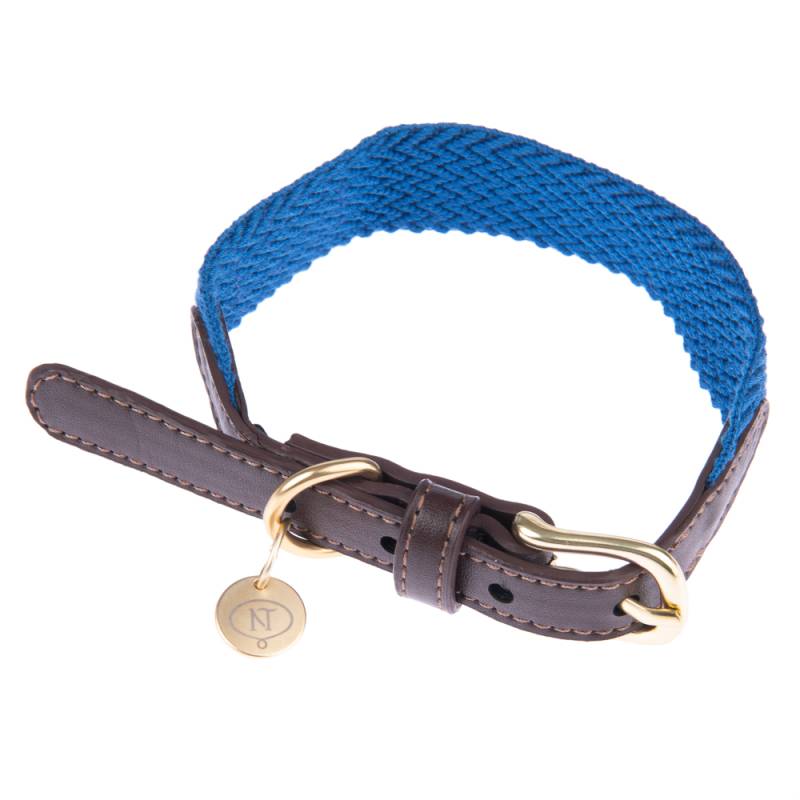 Nomad Tales Bloom Halsband, sapphire - Größe S: 36 - 40 cm Halsumfang, 25 mm breit Nomad Tales Bloom Halsband, sapphire - Größe S: 36 - 40 cm Halsumfang, 25 mm breit von Nomad Tales