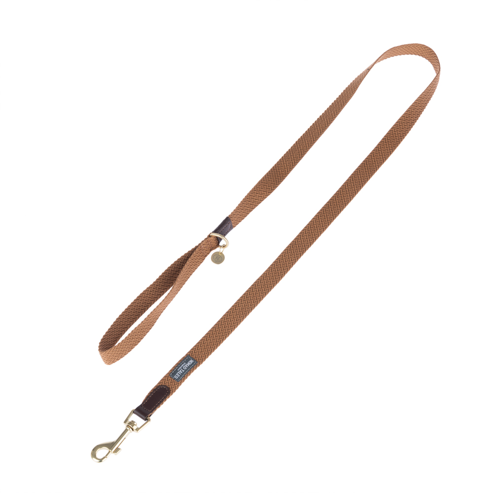 Nomad Tales Bloom Leine, caramel - 120 cm lang, 20 mm breit von Nomad Tales