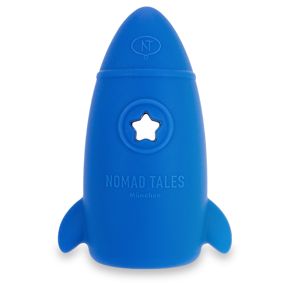 Nomad Tales Bloom Snackspielzeug Rocket - Gr. S: Ø 4,6 x H 9,5 cm von Nomad Tales