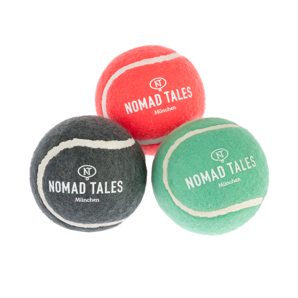 Nomad Tales Bloom Tennisball-Set - 3er Set, Ø 6,25 cm von Nomad Tales