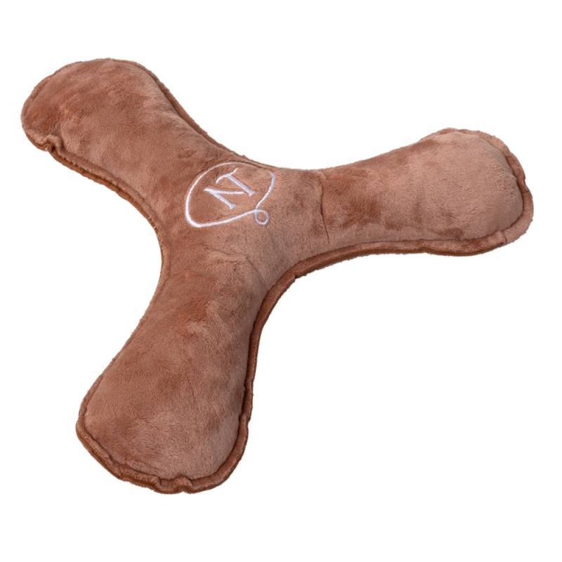 Nomad Tales Blush Plüsch Boomerang - rot: L 30 x B 30 x H 5 cm von Nomad Tales