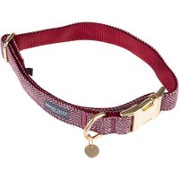 Nomad Tales Calma Halsband, burgundy - Halsumfang 34 - 55 cm, B 20 mm (Größe M) von Nomad Tales