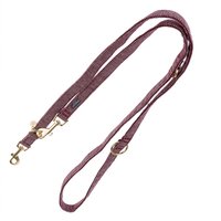Nomad Tales Calma Halsband, burgundy - Passende Leine: 200 cm lang, 20 mm breit von Nomad Tales