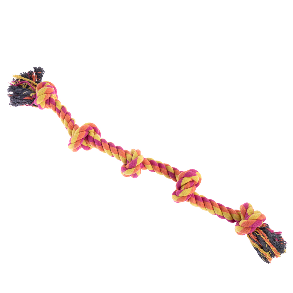 Nomad Tales Hundespielzeug Buntes Tau - ca. Ø 3,5 x L 86 cm Nomad Tales Hundespielzeug Buntes Tau - ca. Ø 3,5 x L 86 cm von Nomad Tales