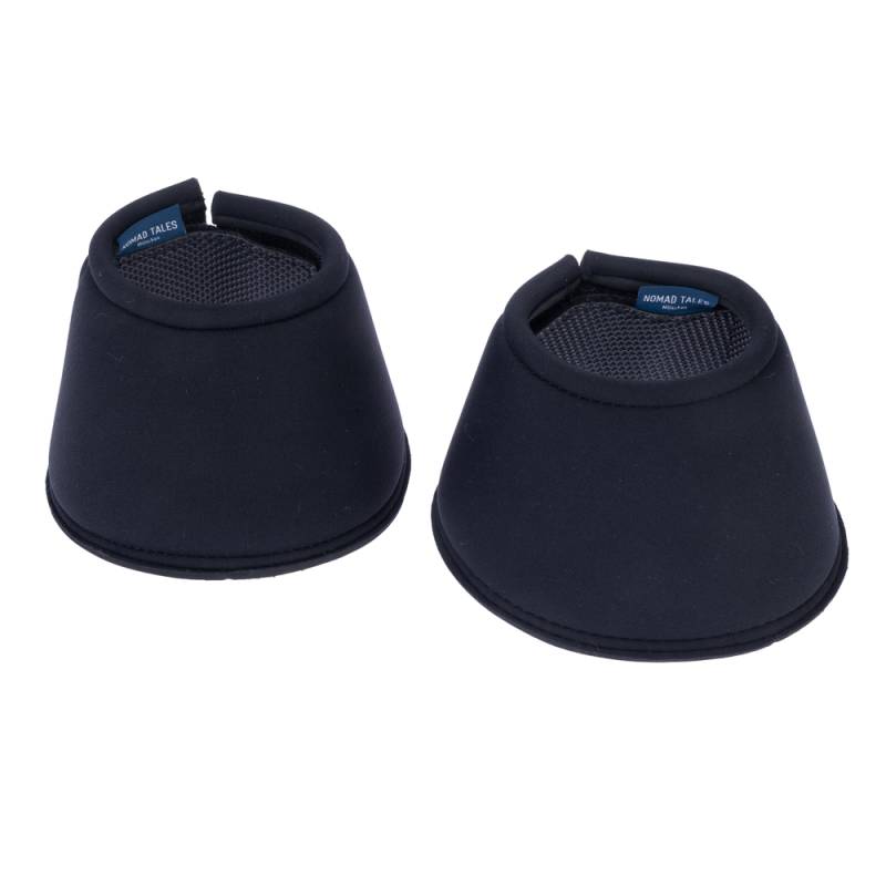 Nomad Tales Set Gamaschen & Hufglocken, schwarz - Hufglocken, Größe M (2er Set) von Nomad Tales