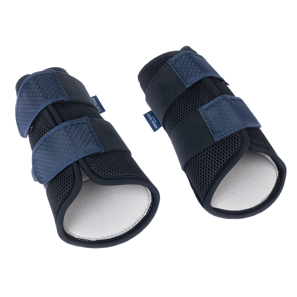 Nomad Tales Set Gamaschen & Hufglocken aus Elastan - 2 Gamaschen, Größe M von Nomad Tales