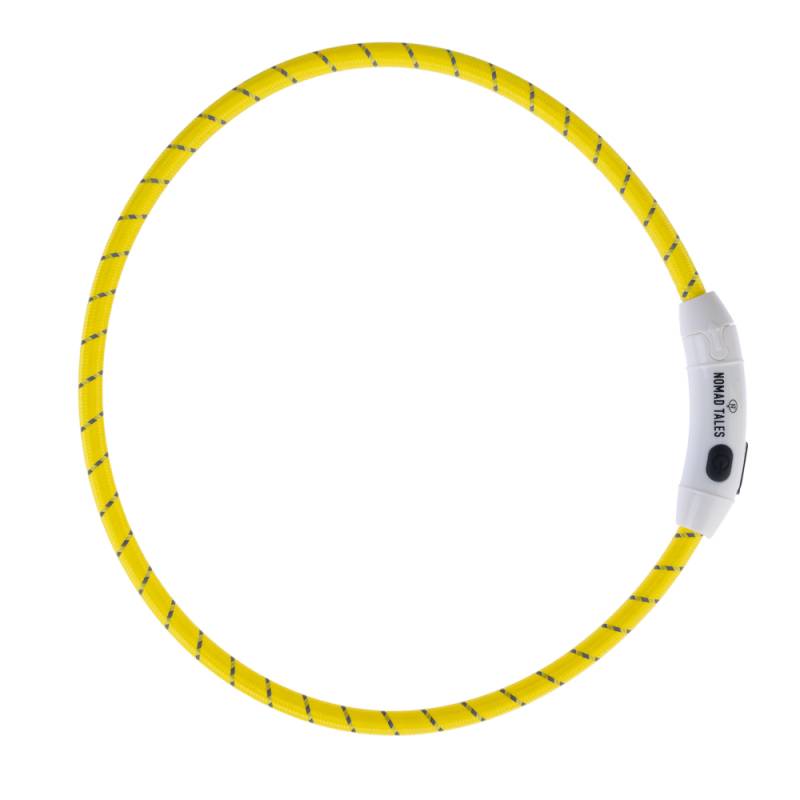 Nomad Tales Spirit USB-Nylonhalsband - gelb von Nomad Tales