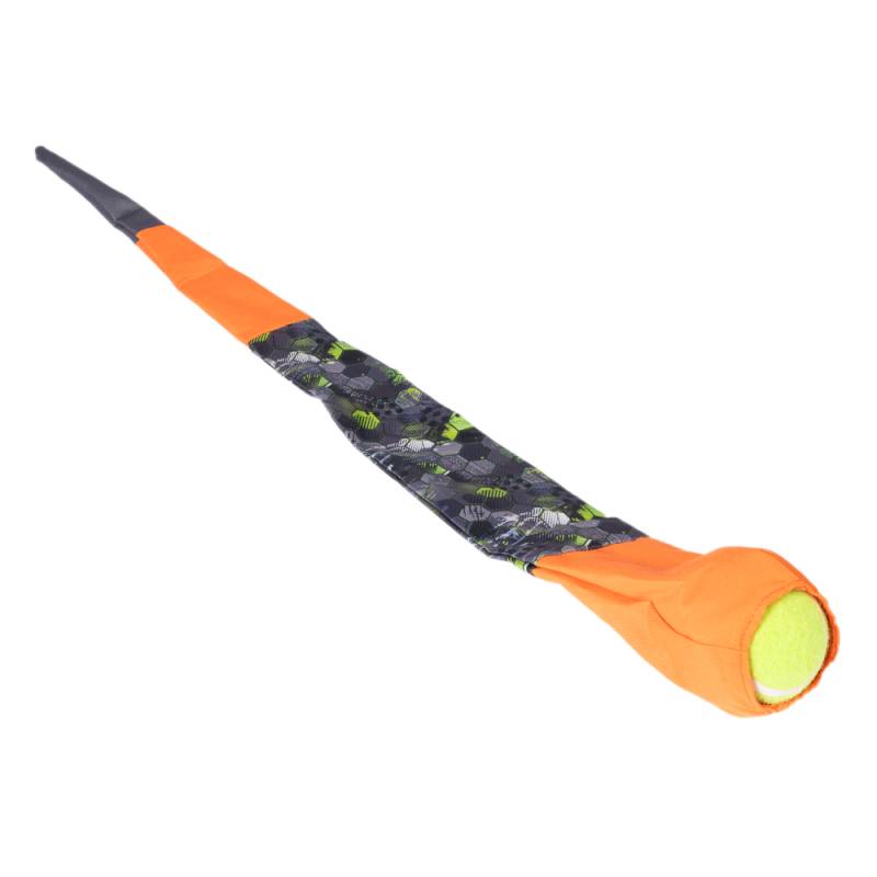 TIAKI Hundespielzeug Wurfball mit Fangschwanz - ca. Ø 8 x L 85 cm von Nomad Tales
