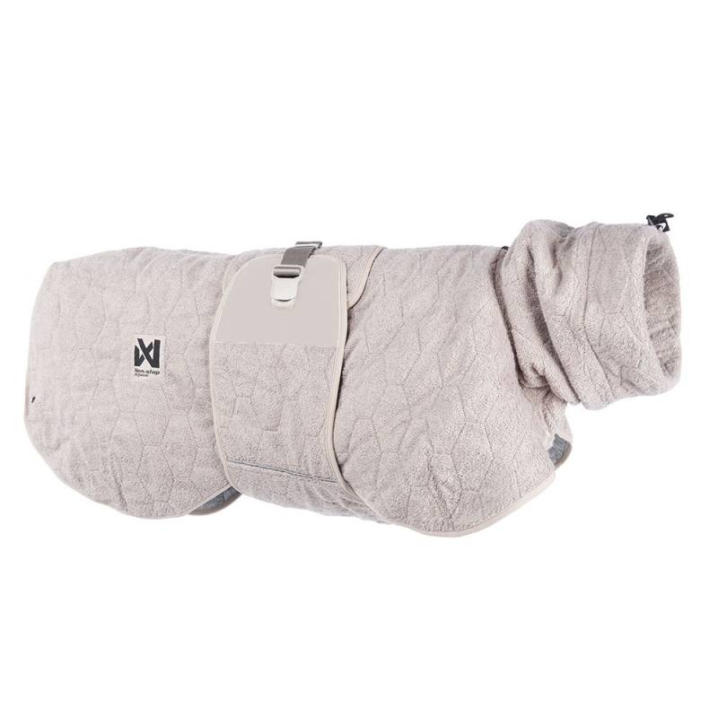 Non-stop dogwear® Hunde-Bademantel Drying Coat sand, Gr. 27, Rückenlänge: ca. 25 – 29 cm von Non-stop dogwear®