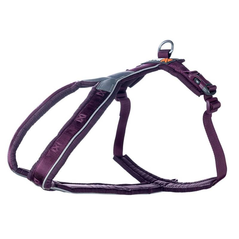 Non-stop dogwear® Hunde-Geschirr Line Harness 5.0 purple, Brustumfang: ca. 67 - 102 cm, Halsumfang: ca. 51 - 57 cm von Non-stop dogwear®