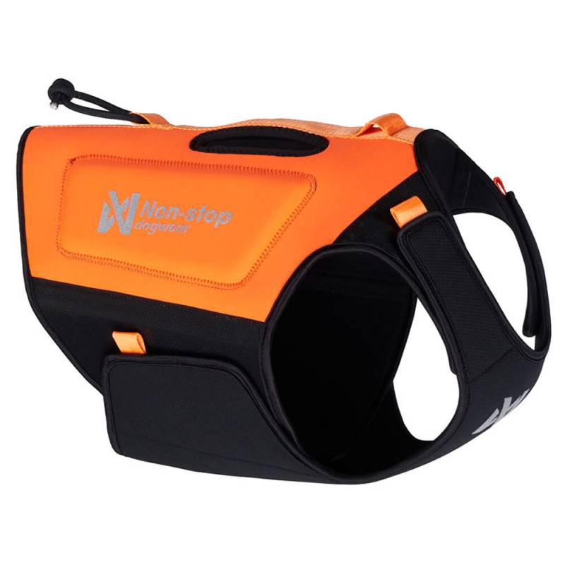 Non-stop dogwear® Hunde-Schwimmweste Protector Neoprene Vest orange, Gr. XS, Brustumfang: ca. 40 – 56 cm, Halsumfang: ca. 29 – 36 cm von Non-stop dogwear®