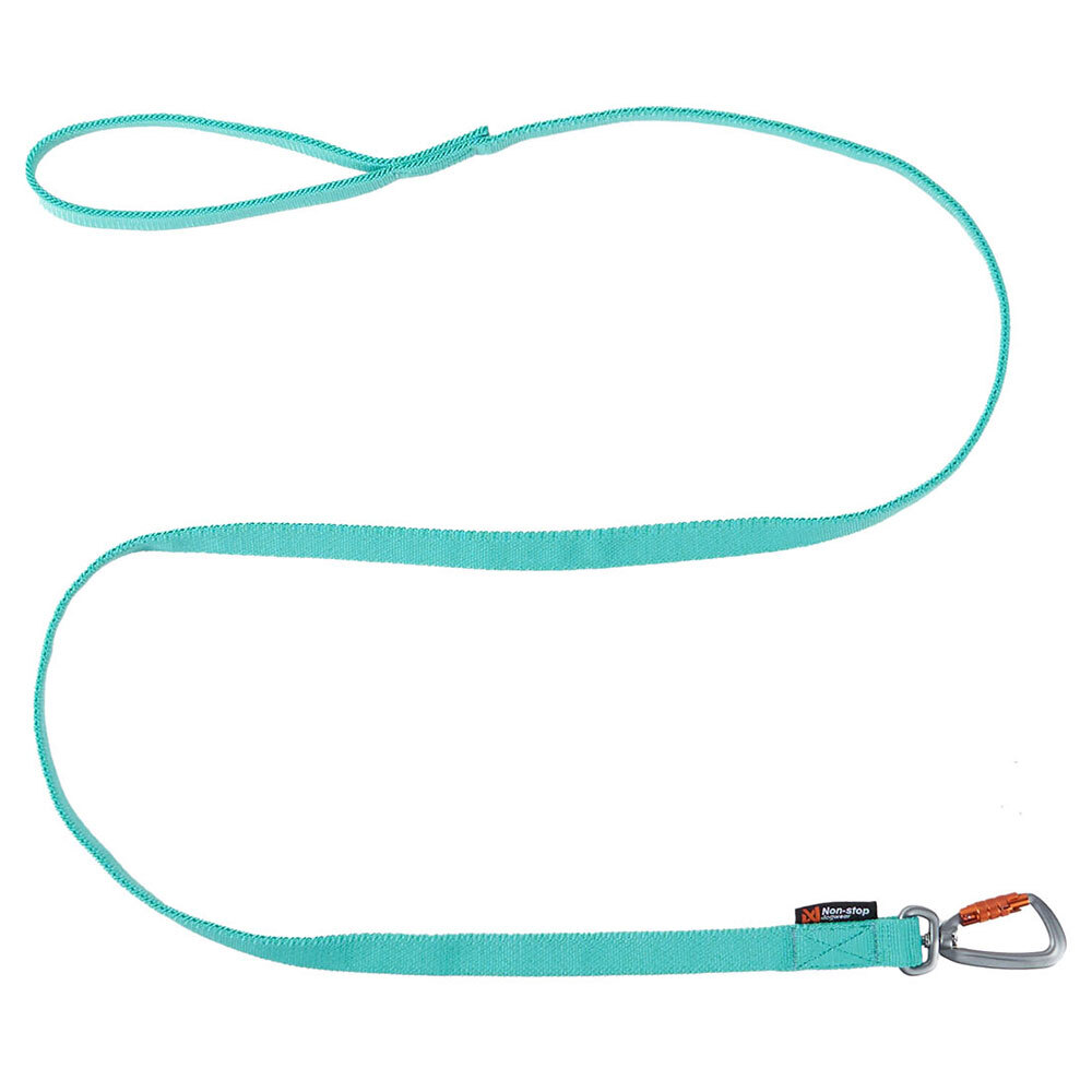 Non-stop dogwear® Hundeleine Bungee leash aqua, Länge: ca. 1,15 – 2 m von Non-stop dogwear®