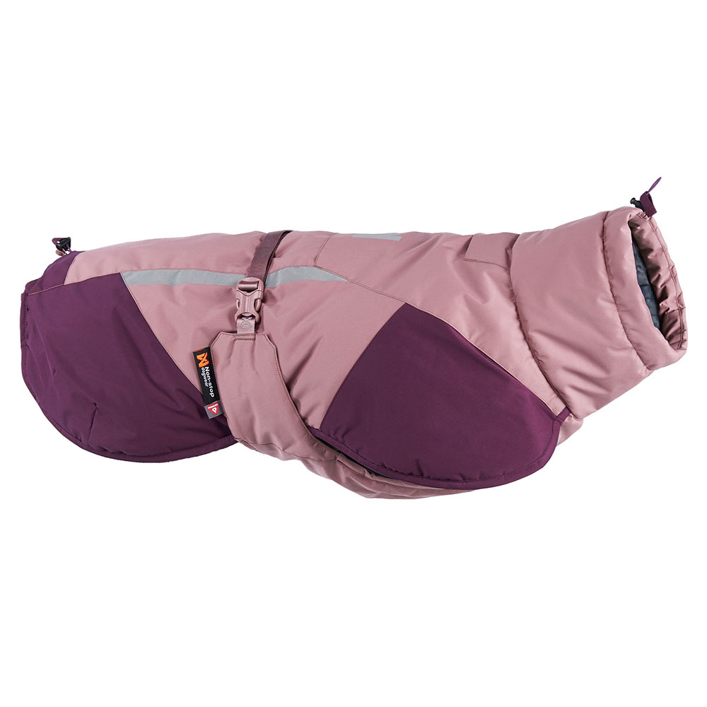 Non-stop dogwear® Hundemantel Glacier Jacket 3.0 mauve, Gr. 55, Rückenlänge: ca. 52 - 58 cm, Brustumfang: bis max. 76 cm von Non-stop dogwear®
