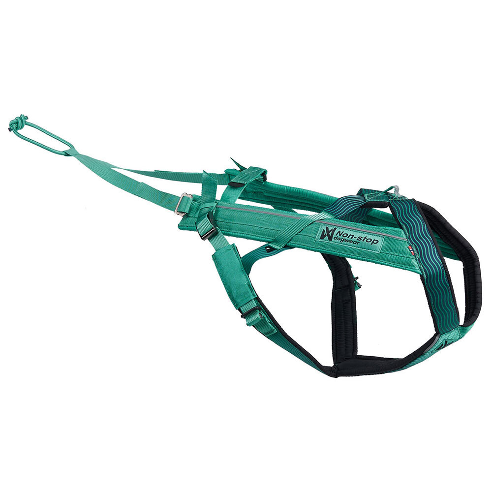 Non-stop dogwear® Zuggeschirr Freemotion Harness 5.0 aqua, Breite: Brustgurt ca. 5,5 cm von Non-stop dogwear®