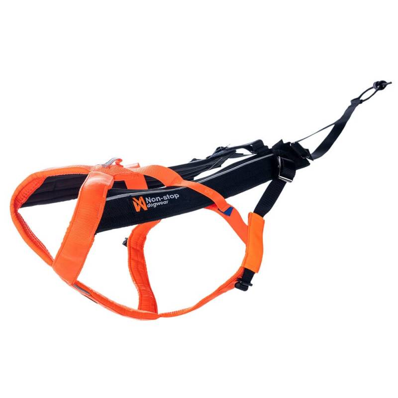 Non-stop dogwear® Zuggeschirr Freemotion Harness 5.0 black/orange von Non-stop dogwear®