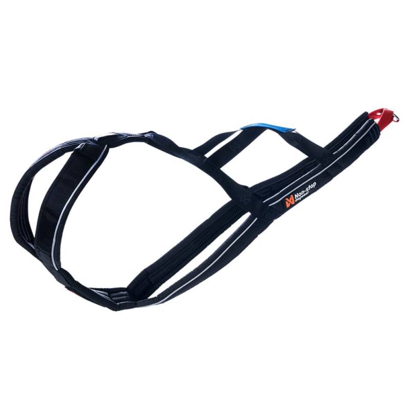 Non-stop dogwear® Zuggeschirr Nansen nome Harness 5.0 black, Rückenlänge: ca. 52 - 60 cm, Halsumfang: ca. 38 - 40 cm von Non-stop dogwear®
